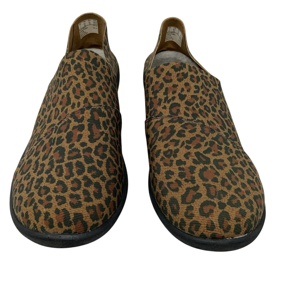Clarks Cloudsteppers Shoes Women 9.5 W Wide Sillian Firn Slip On Brown Low